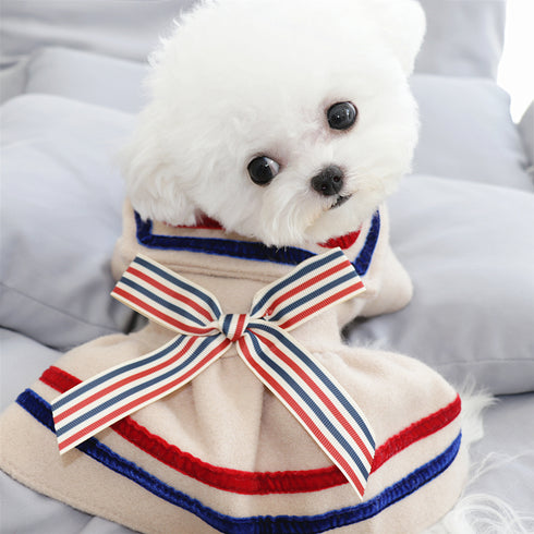 JK Style Dress with Bowknot
